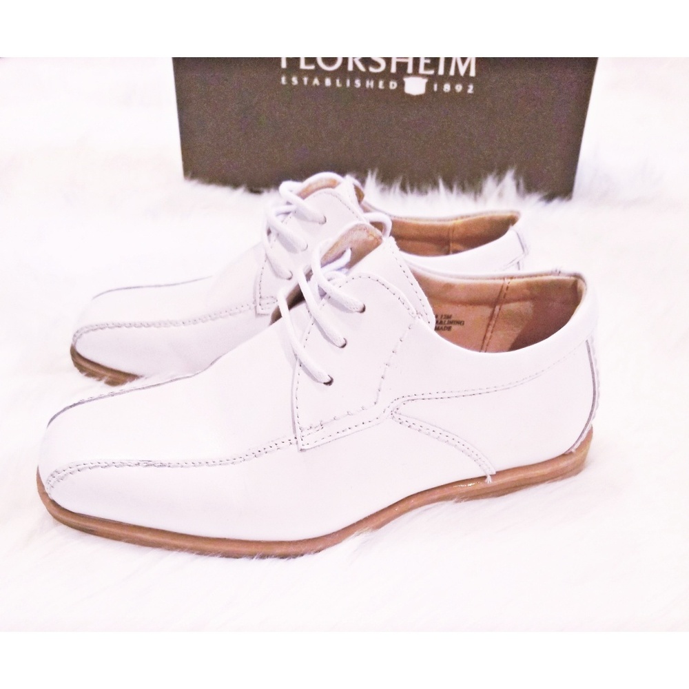 Boys White Dress Shoes